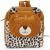 Variation Caramel du produit Sac à dos léopard Taïgo La forêt Mawa (personnalisable) de la marque Moulin Roty