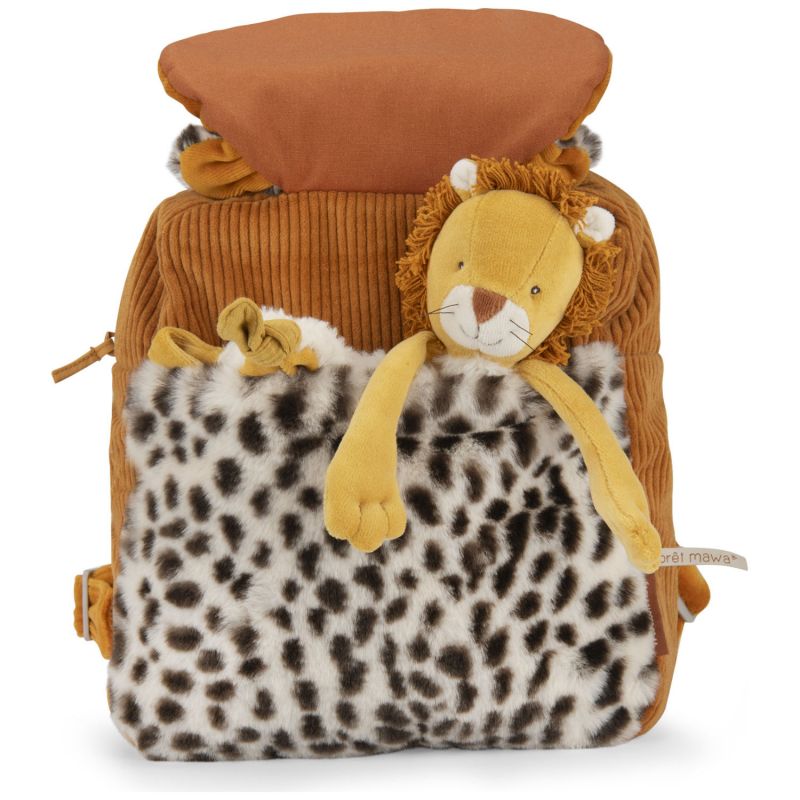 Sac à dos léopard Taïgo La forêt Mawa (personnalisable) Moulin Roty Produit 3
