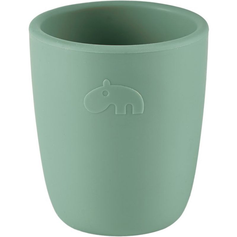 Gobelet en silicone Ozzo hippopotame vert (160 ml) Done by Deer