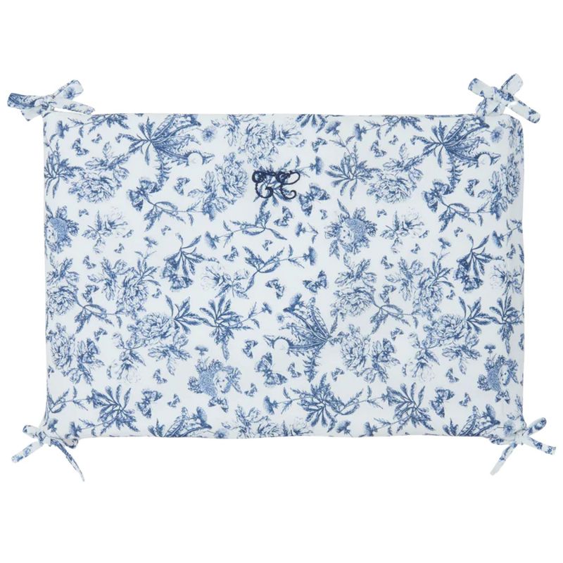 Tour de lit adaptable Toile de Jouy bleu Tartine et Chocolat Produit 1
