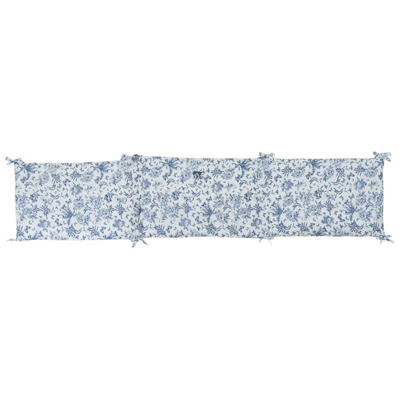 Tour de lit adaptable Toile de Jouy bleu Tartine et Chocolat Produit 4