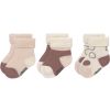 Lot de 3 paires de chaussettes bébé en coton bio Cozy Leg rose (pointure 15-18)  par Lässig 