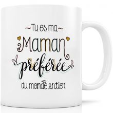 Mug céramique Maman Préférée  par Créa Bisontine