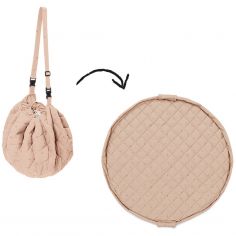 Tapis de jeu nomade 2 en 1 Organic Soft Fleuri - Play&Go