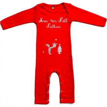 Pyjama personnalisable Mon Premier Noël  (3 mois)  par Les Griottes