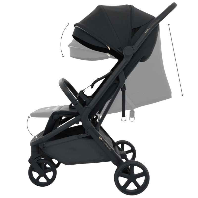 Poussette Nubi 3 Midnight Black Kinderkraft Produit 4