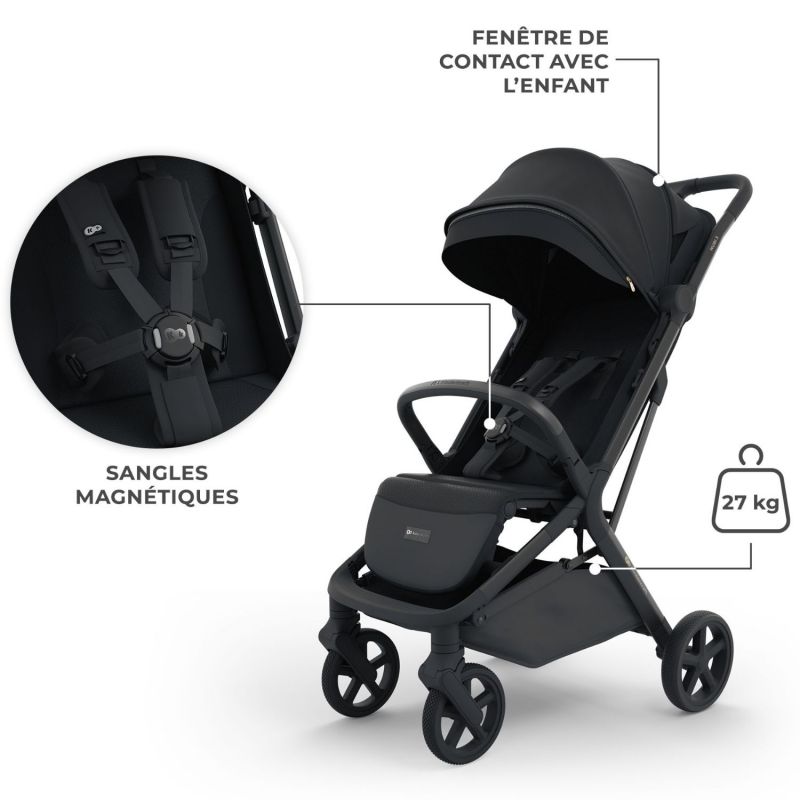 Poussette Nubi 3 Midnight Black Kinderkraft Produit 7