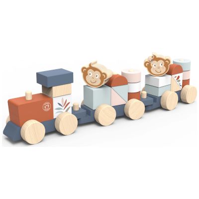 Train d'éveil à tirer Singe Speedy Monkey
