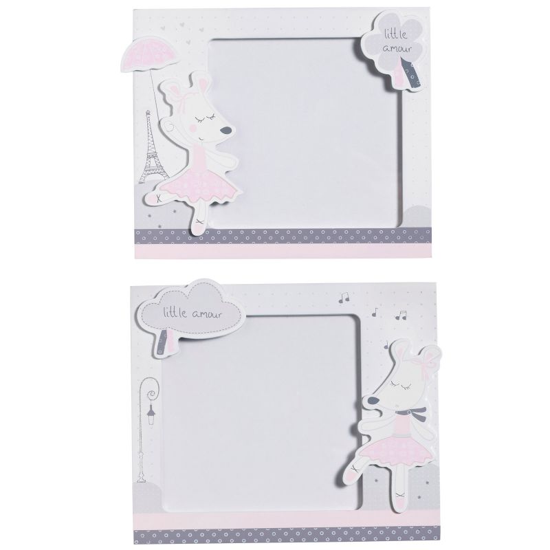 Lot de 2 cadres photos Lilibelle (17 x 14,5 cm) Sauthon