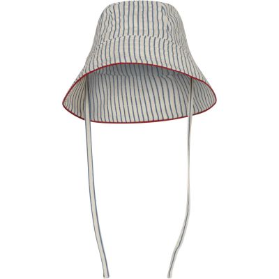 Chapeau d'été Stripes Blue (12-18 mois)  par Konges Slojd