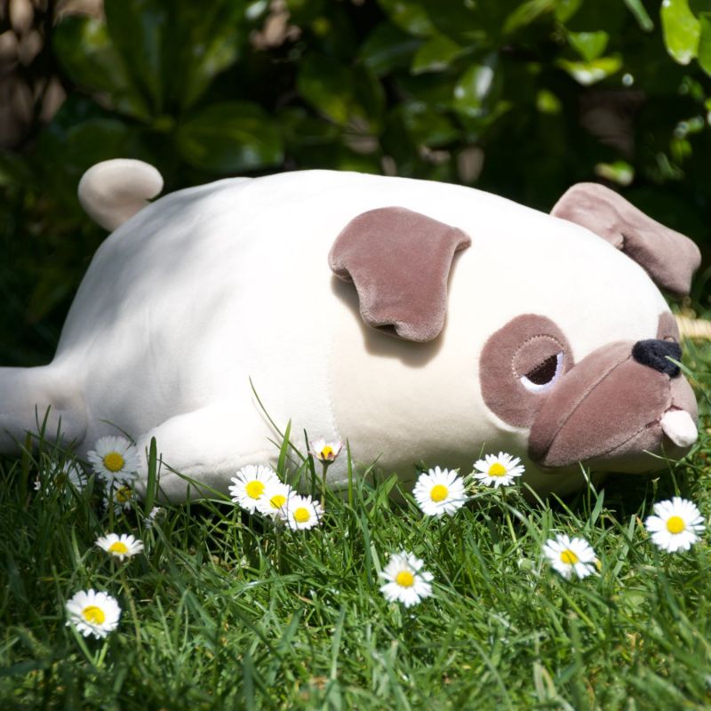 Peluche Nemu Nemu Hana le Bulldog (27 cm) Trousselier Ambiance 4