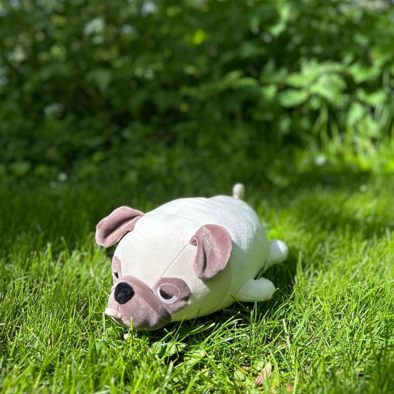 Peluche Nemu Nemu Hana le Bulldog (27 cm) Trousselier Ambiance 8