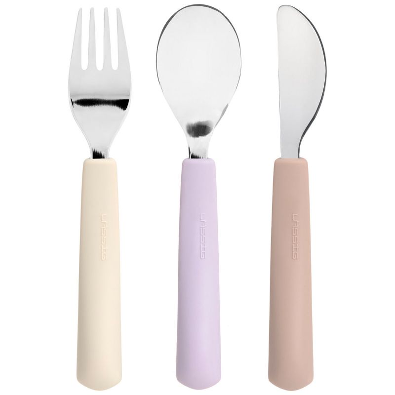 Couverts en silicone Tiny Team Chat (3 pièces) Lässig Produit 3