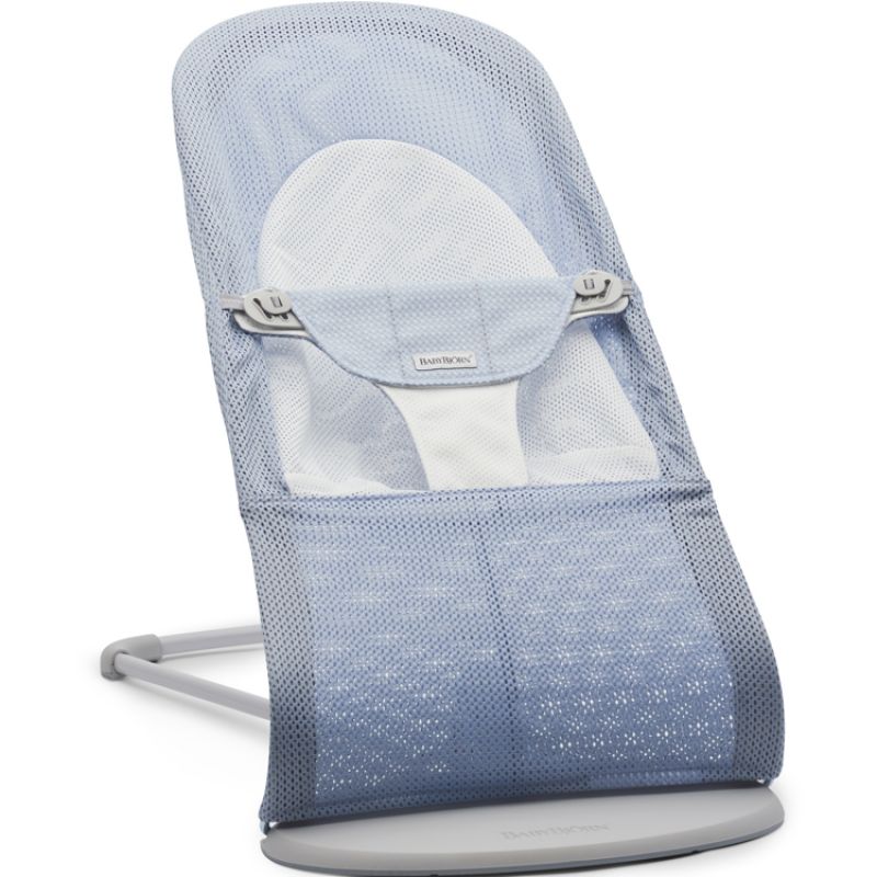 Transat Balance Soft Mesh 3D Bleu ciel et gris BabyBjörn