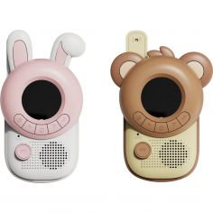 Paire de Talkie-Walkie Zoo Rabbit-Bear - The Zoofamily