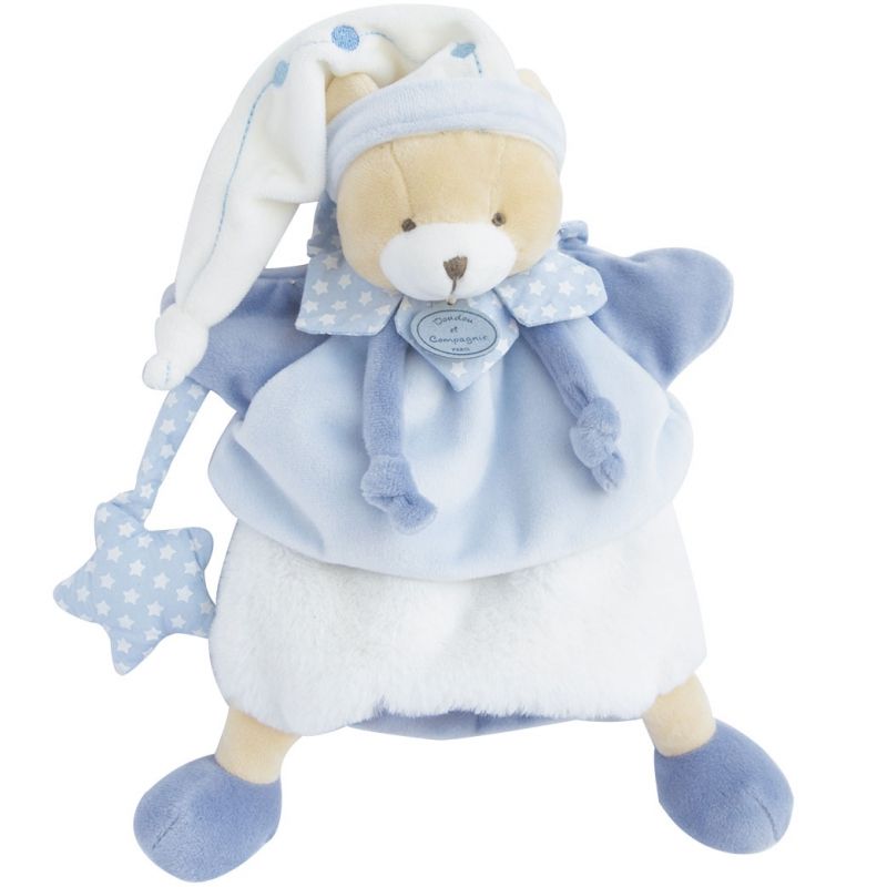 Doudou marionnette Petit Chou ours (28 cm) Doudou et Compagnie
