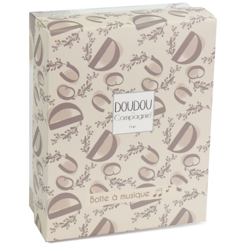 Peluche musicale Lapin Doudou beige (20 cm) Doudou et Compagnie Packaging 6