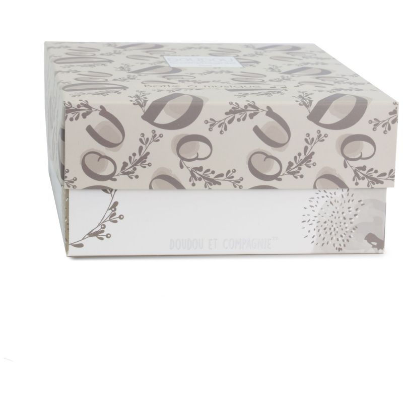 Peluche musicale Lapin Doudou beige (20 cm) Doudou et Compagnie Packaging 7