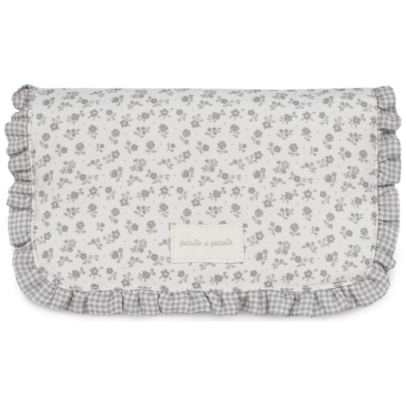 Tapis à langer Little Bloom Fleurs Gris Pasito a pasito Produit 3