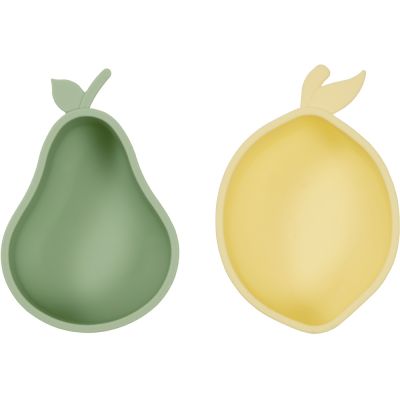 Lot de 2 bols à goûter Lemon et Pear  par OYOY Mini