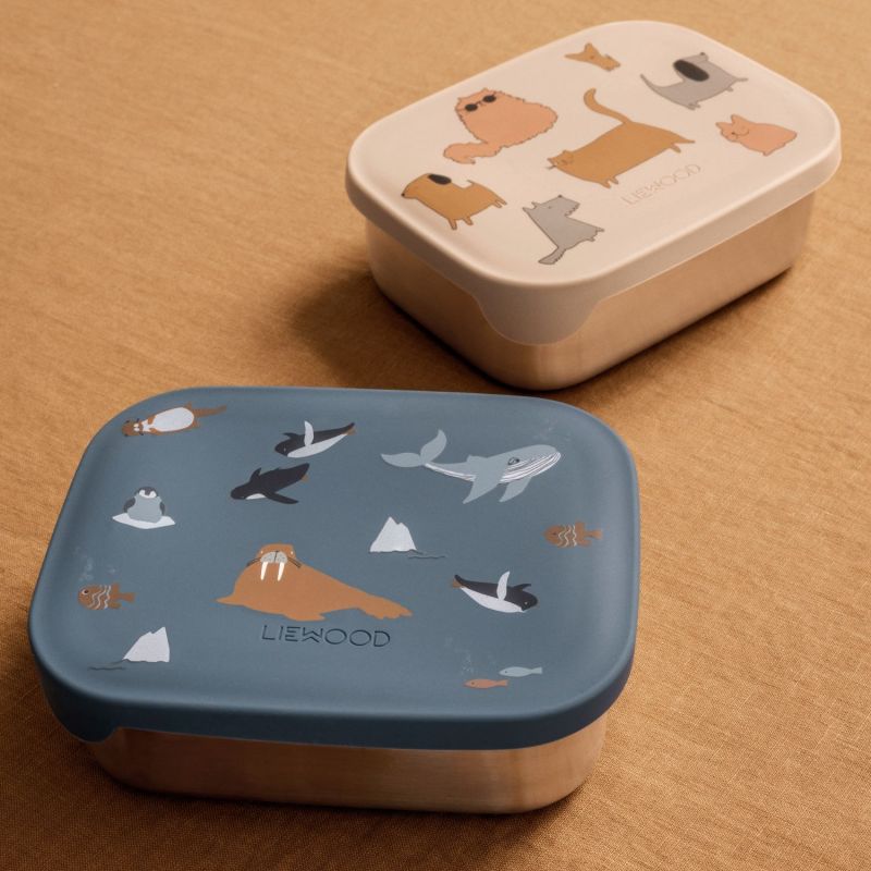 Boîte à goûter Arthur Arctic Sea Liewood Ambiance 2