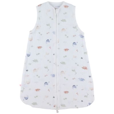 Gigoteuse légère en mousseline bio Dino (70 cm)