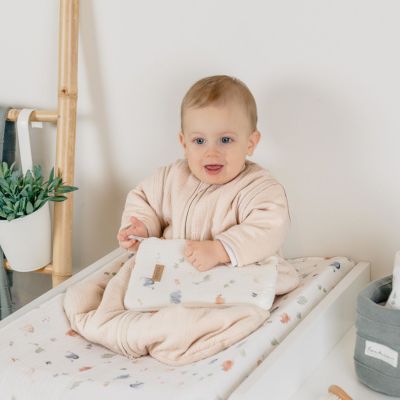 Gigoteuse légère en mousseline bio Dino (70 cm)