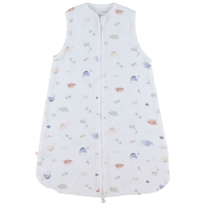 Gigoteuse légère en mousseline bio Dino (70 cm) Noukie's Produit 1