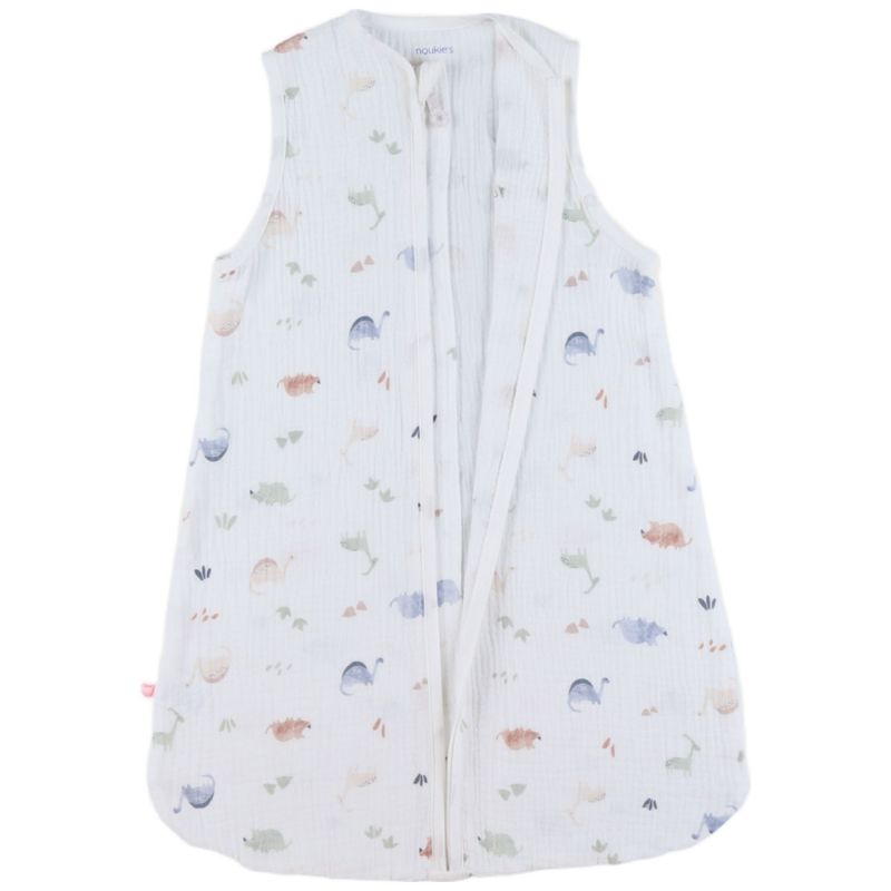 Gigoteuse légère en mousseline bio Dino (70 cm) Noukie's Produit 4