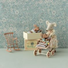 Rocking chair Souris Rose poudré