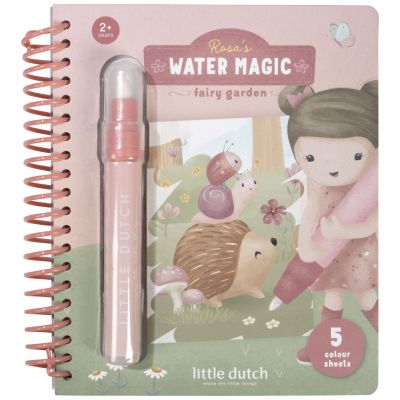 Cahier de coloriage à l'eau Rosa Fairy Garden