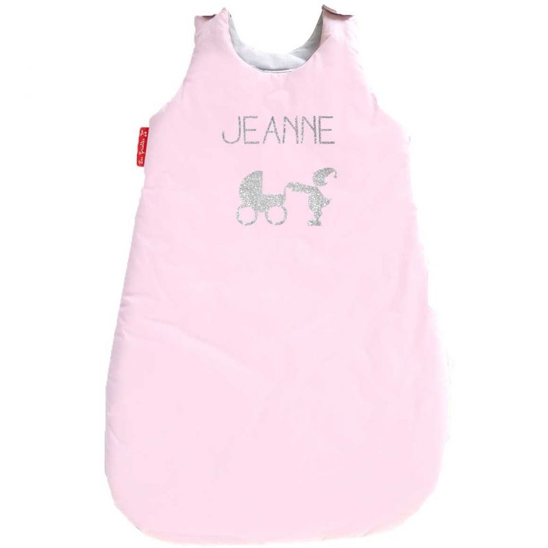 Gigoteuse été Rose pâle personnalisable (90 cm) Les Griottes