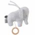 Peluche musicale à suspendre Tembo l'éléphant gris (22 cm) - Nattou