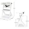 Chaise haute évolutive Enock White Kinderkraft Produit 7