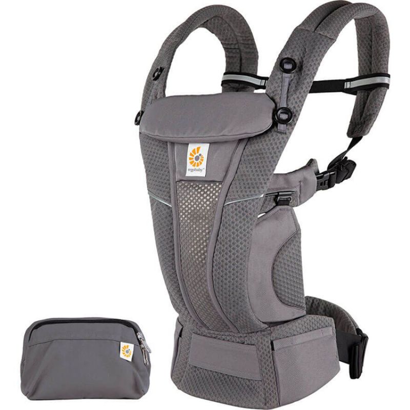 Porte bébé Omni Breeze gris anthracite Ergobaby
