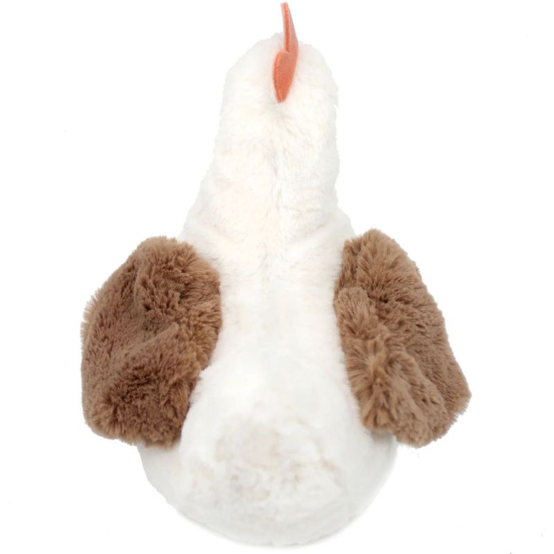 Peluche Poule maman et bébé Les Ptipotos Blanc (32 cm) Les Déglingos Produit 6