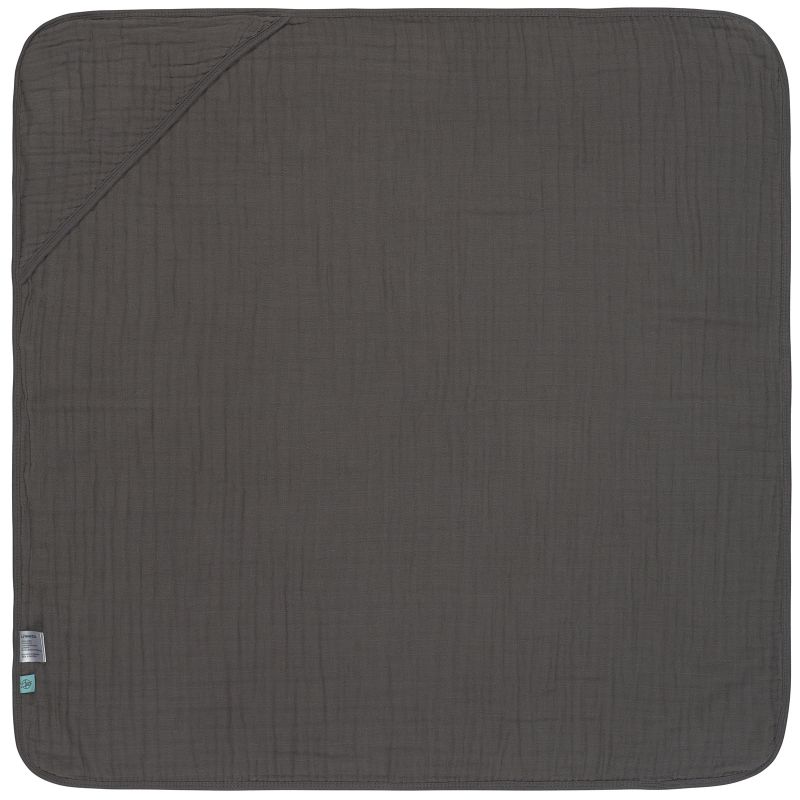 Cape de bain en mousseline gris anthracite (0-2 ans) Lässig