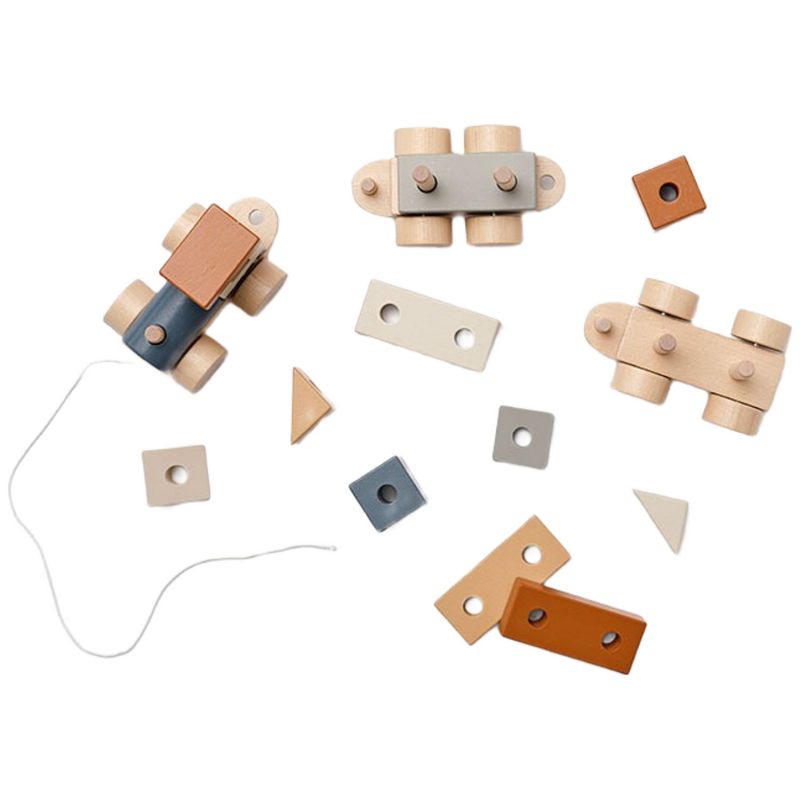 Train d'activités Blocs marron Kid's Concept Produit 4