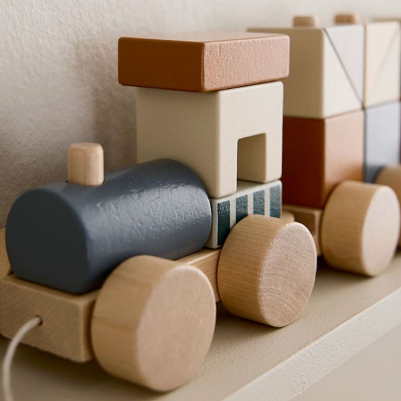Train d'activités Blocs marron Kid's Concept Ambiance 5