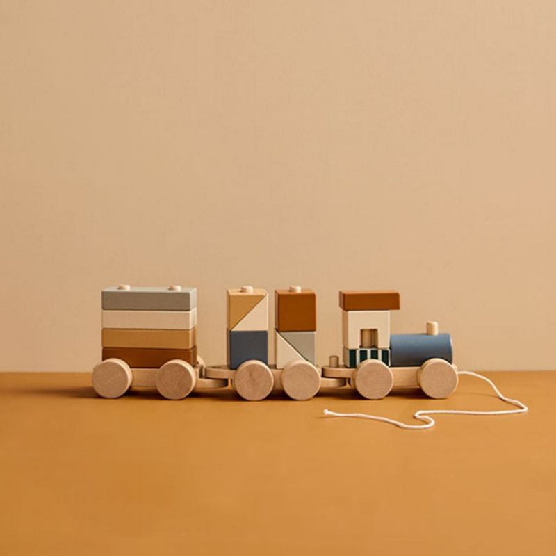 Train d'activités Blocs marron Kid's Concept Ambiance 7