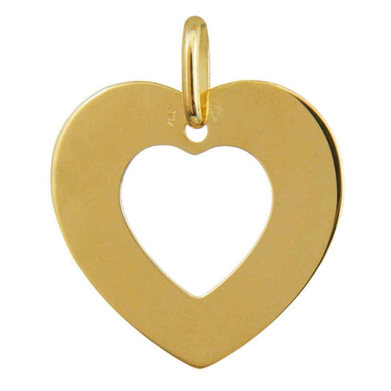 Pendentif coeur ajouré (or jaune) Maison Augis