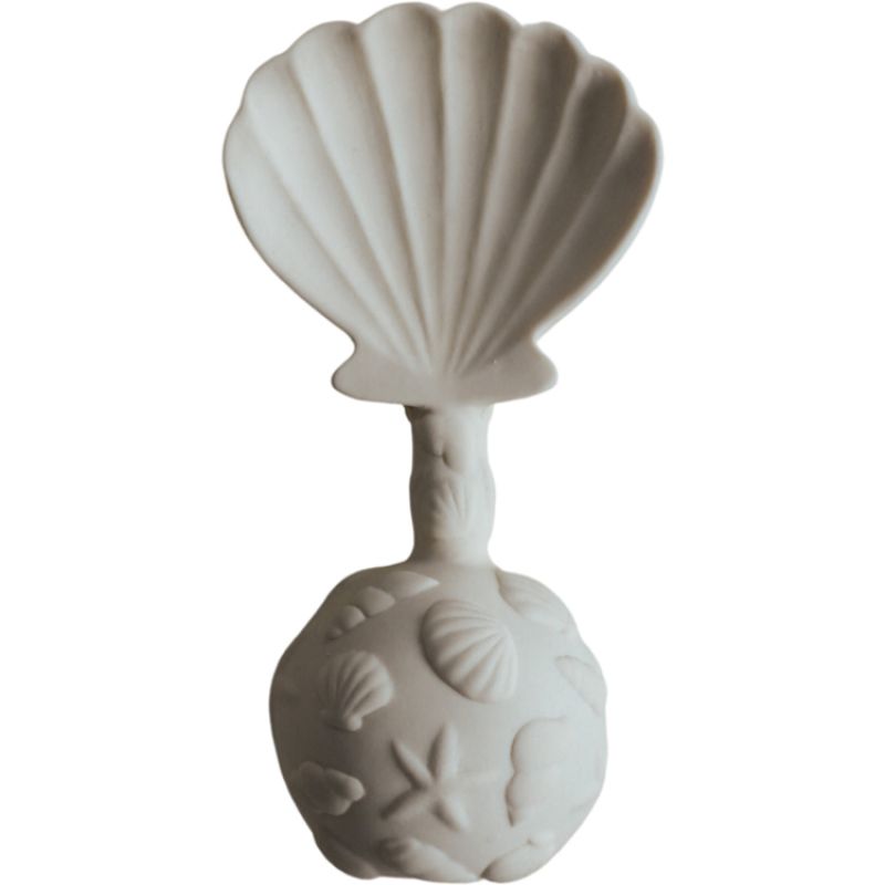 Hochet de dentition en hévéa Coquille Natruba