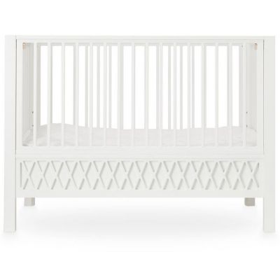 Lit bébé à barreaux Harlequin blanc (60 x 120 cm) Cam Cam Copenhagen