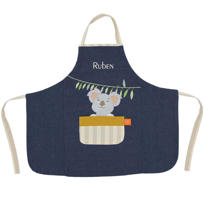 Tablier Les Copains d'abord Koala personnalisable (2-6 ans) L'oiseau bateau Produit 1
