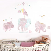 Sticker Parade des Eléphants (grand modèle)  par Love Maé