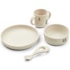 Coffret repas en silicone Vivi Peach (4 pièces) - Reconditionné Liewood Produit 1