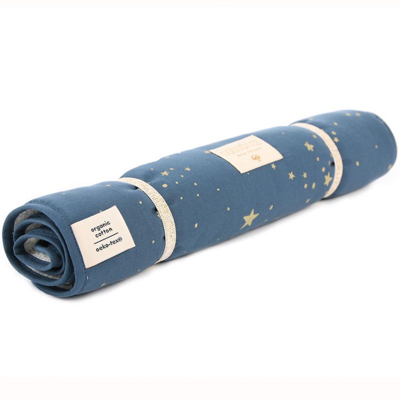 Tapis à langer Nomad Gold stella Night blue (35 x 60 cm) Nobodinoz