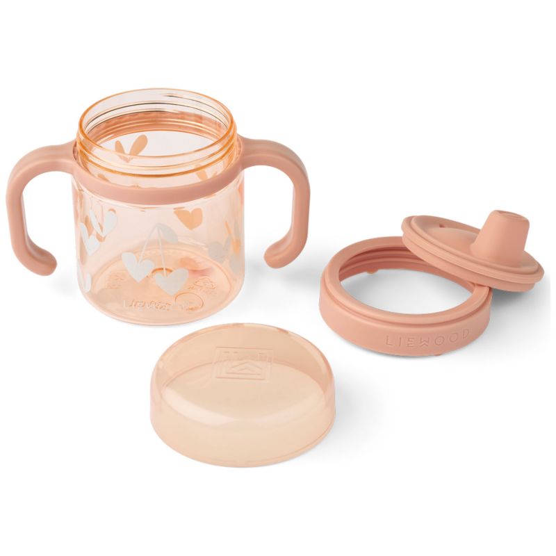 Tasse d'apprentissage Kylo Sweethearts (280 ml) Liewood Produit ouvert 2