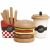 Variation Multicolore du produit Hamburger frites et soda en bois FSC de la marque Le Toy Van