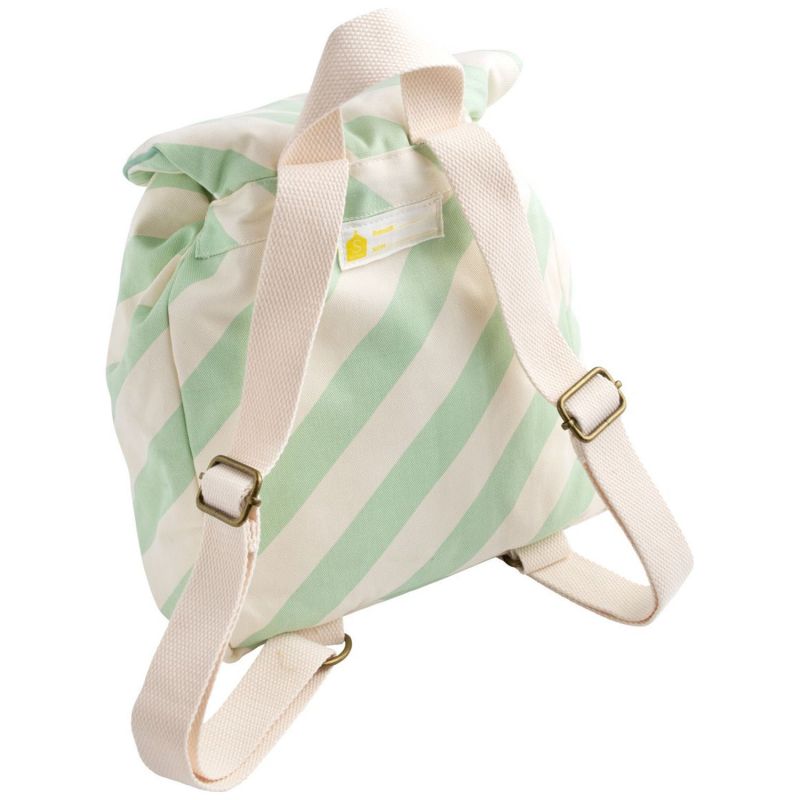 Sac à dos maternelle à rayures Vertes Pop Sauthon Produit 3